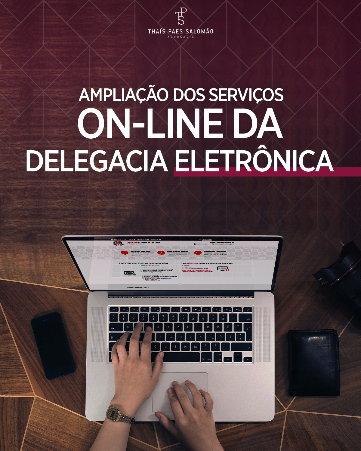 Ampliação dos serviços on-line da Delegacia Eletrônica